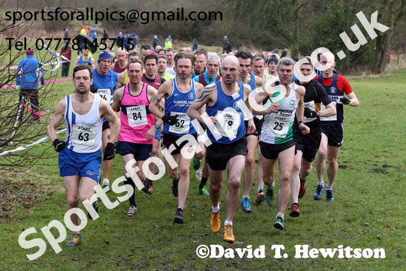 Mens 35 to 64s, 2018 North Eastern Masters, Darlington. Photo: David T. Hewitson/Sports for All Pics
